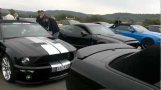 preview picture of video 'Shelby GT500-Treffen 2012 / Rothenburg ob der Tauber'