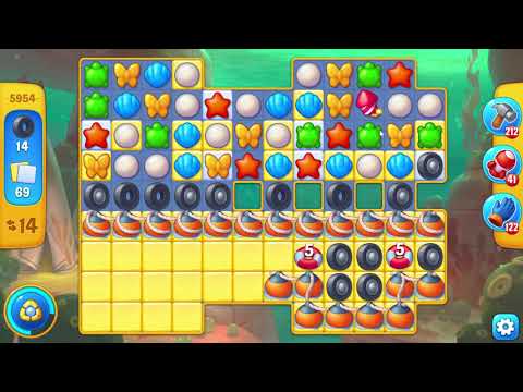 Fishdom 5954 Level - 18 moves - NO BooSTERS