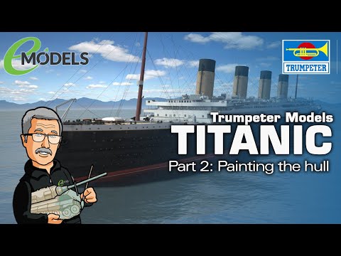 Trumpeter 1/200 R.M.S TITANIC ( #03719) Part 2: Painting the Hull
