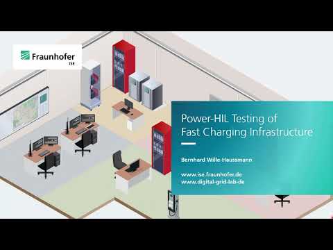 Power HIL Testing of Fast Charging Infrastructure | Fraunhofer ISE Demo