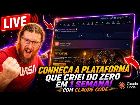 Conheça a Plataforma que Criei do ZERO em 1 Semana com Claude Code!