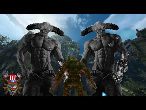 Double GigaTyrant Encounter | DOOM Eternal