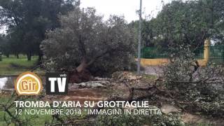 preview picture of video 'Tromba d'aria su Grottaglie'