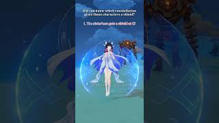 I compared every character that gets a shield from constellations😁 #genshinimpact #shorts #columbina