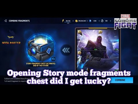 [MFF] Opening Story Mode Fragments Chest Did I Get Lucky ? | Noobmaster | MarvelFuturefight