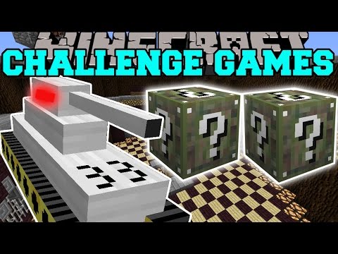 Minecraft: TANK CHALLENGE GAMES - Lucky Block Mod - Modded Mini-Game