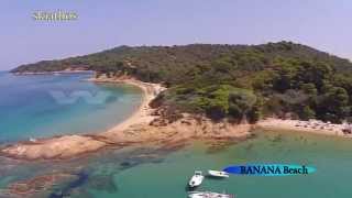 preview picture of video 'BANANA Beach skiathos 2014 summer'
