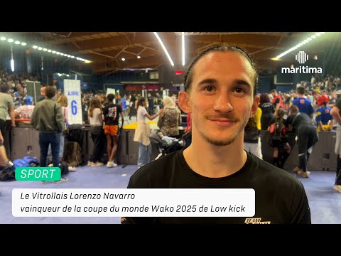 Le Vitrollais Lorenzo Navarro vainqueur de la Coupe du Monde Wako 2025 de Low kick