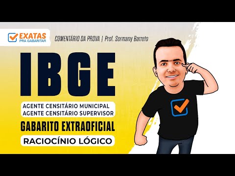 Correção Completa da prova de AGENTE DO CONCURSO IBGE 2022 | RESOLUÇÃO PROVA AGENTE FGV