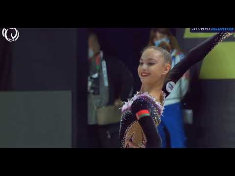 Dina Agisheva (BLR) Junior Rope QF European RGCH Kyiv2020