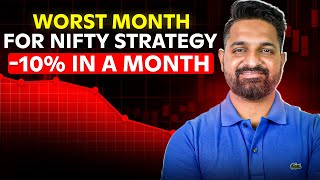 Worst Month For NIFTY | 10% Down In A Month | Theta Gainers