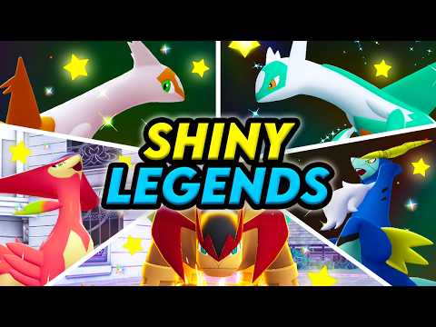 I CAUGHT EVERY SHINY LEGENDARY POKEMON in Legends: Z-A