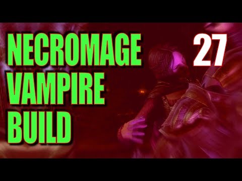 Skyrim Necromage Vampire Build Walkthrough Part 27: Restoration Up to 60