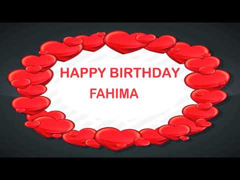 Fahima Birthday Postcards - Happy Birthday FAHIMA