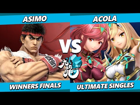 Kowloon 10 WINNERS FINALS - Asimo (Ryu) Vs. Acola (Steve, Pyra Mythra) Smash Ultimate - SSBU