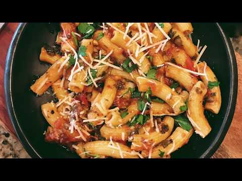 Puttanesca Rigatoni - DellaCasaPasta