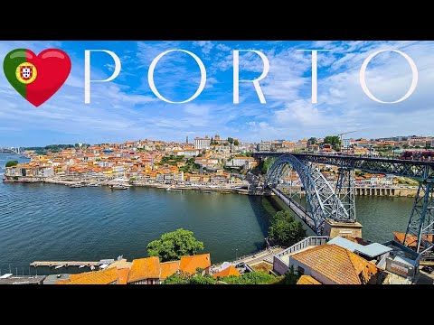 PORTO | OPORTO | Portugal | CITY WALK Porto Downtown, Cais da Ribeira... 2023