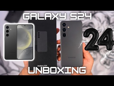 Onyx Black Samsung Galaxy S24 Unboxing & First Impressions