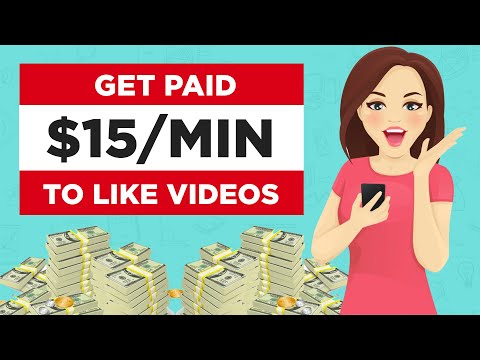 Get Paid $15/MIN To LIKE Videos | Make Money Online Beginners 2022