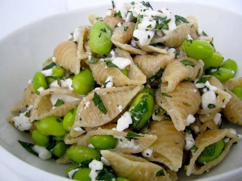 Clean Eating Minty Edamame Pasta Recipe