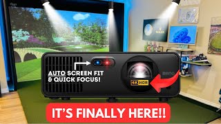 The 4K Golf Sim Projector You've Been Waiting For! | BenQ AK700ST Review & Setup