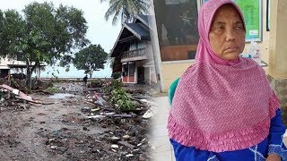 Kisah Warga Selamat dari Ombak Pantai Carita, Tersangkut Pohon hingga Bopong Suami Cari Bantuan
