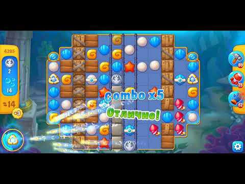 Fishdom. 4285 level no boosters and diamonds