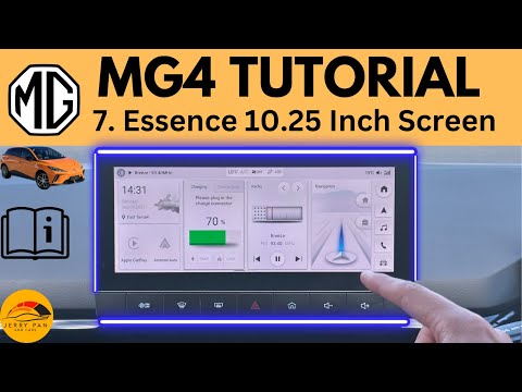 MG4 Tutorial / User Guide - 7. Essence (Trophy) 10.25-Inch Infotainment System Walkthrough