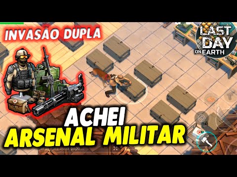 ACHEI ARSENAL MILITAR NA INVASÃO DUPLA - Last Day On Earth