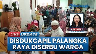 Ramai-ramai Urus KTP setelah Lebaran, Disdukcapil Palangka Raya Dipadati di Hari Pertama Masuk Kerja