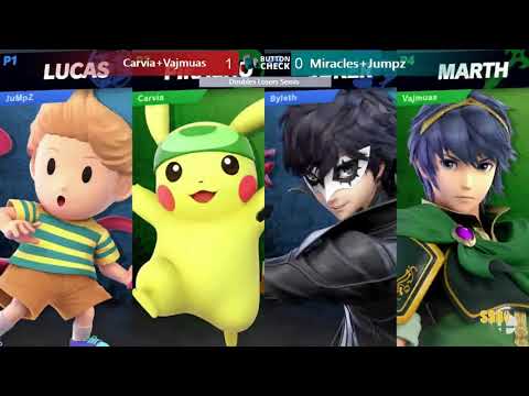 Button Check 16 Ultimate Doubles: Carvia+Vajmuas Vs  Miracles+Jumps LS