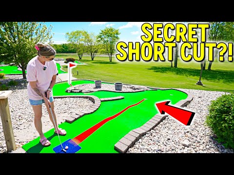 Elisha Gets a CRAZY Hole in One! - Fantastic Course!