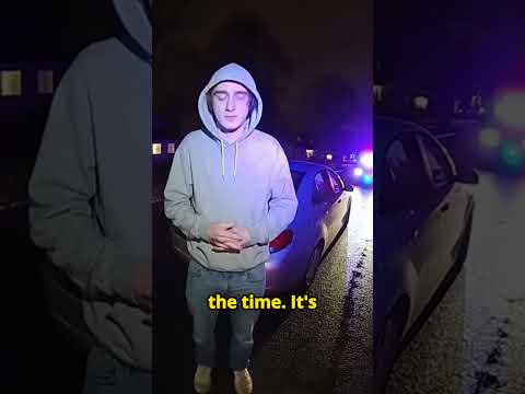 Officer warns young man one last time #arrest #pulledover