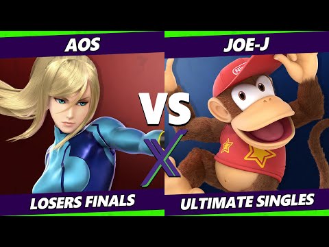 S@X 443 Losers Finals - Joe-J (Diddy Kong) Vs. AoS (ZSS) Smash Ultimate - SSBU
