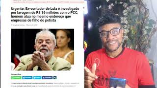 EX-CONTADOR DE LULA  INVESTIGADO POR LAVAGEM DE 16 MILHES COM O PCC! ( Da hora News TV)