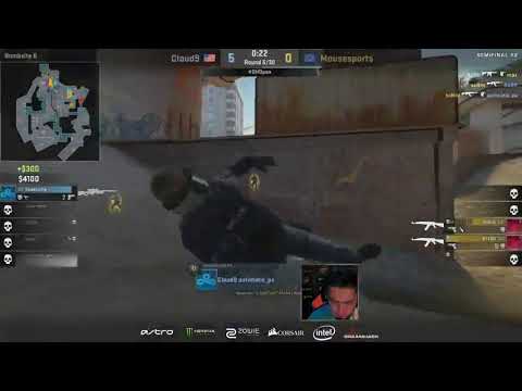 suNny secures the round with a triple kill. mousesports vs Cloud9 DreamHack Open Denver 2017