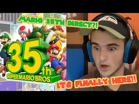 IT'S ACTUALLY REAL!! | Super Mario 35th Anniversary Direct REACTION