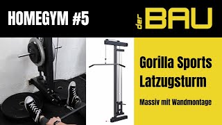 Gorilla Sports Latzugturm zur Wandmontage - TEST