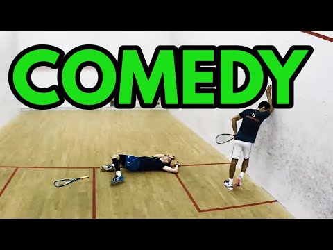 SQUASH. Nick Matthew is comedy gold | "I want to have more kids!"