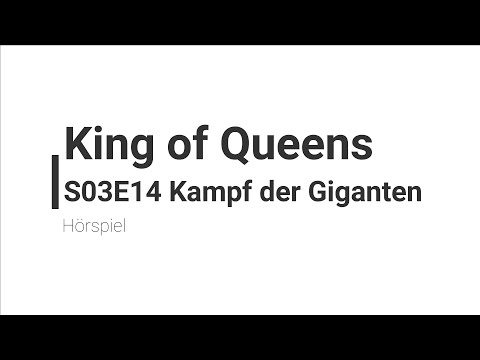 King of Queens Hörspiel - S03E14 Kampf der Giganten | Blackscreen, Einschlafen
