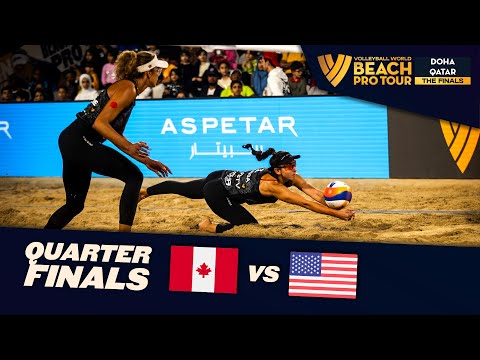 Melissa/Brandie vs. Nuss/Kloth - Quarter Final Highlights | Doha Finals 2023 #BeachProTour