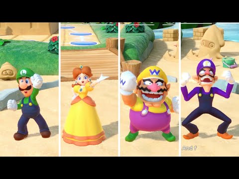 Super Mario Party Megafruit Paradise Luigi # 34