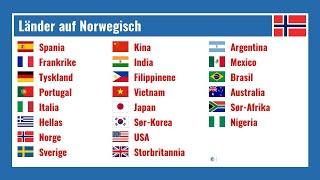 Länder auf Norwegisch