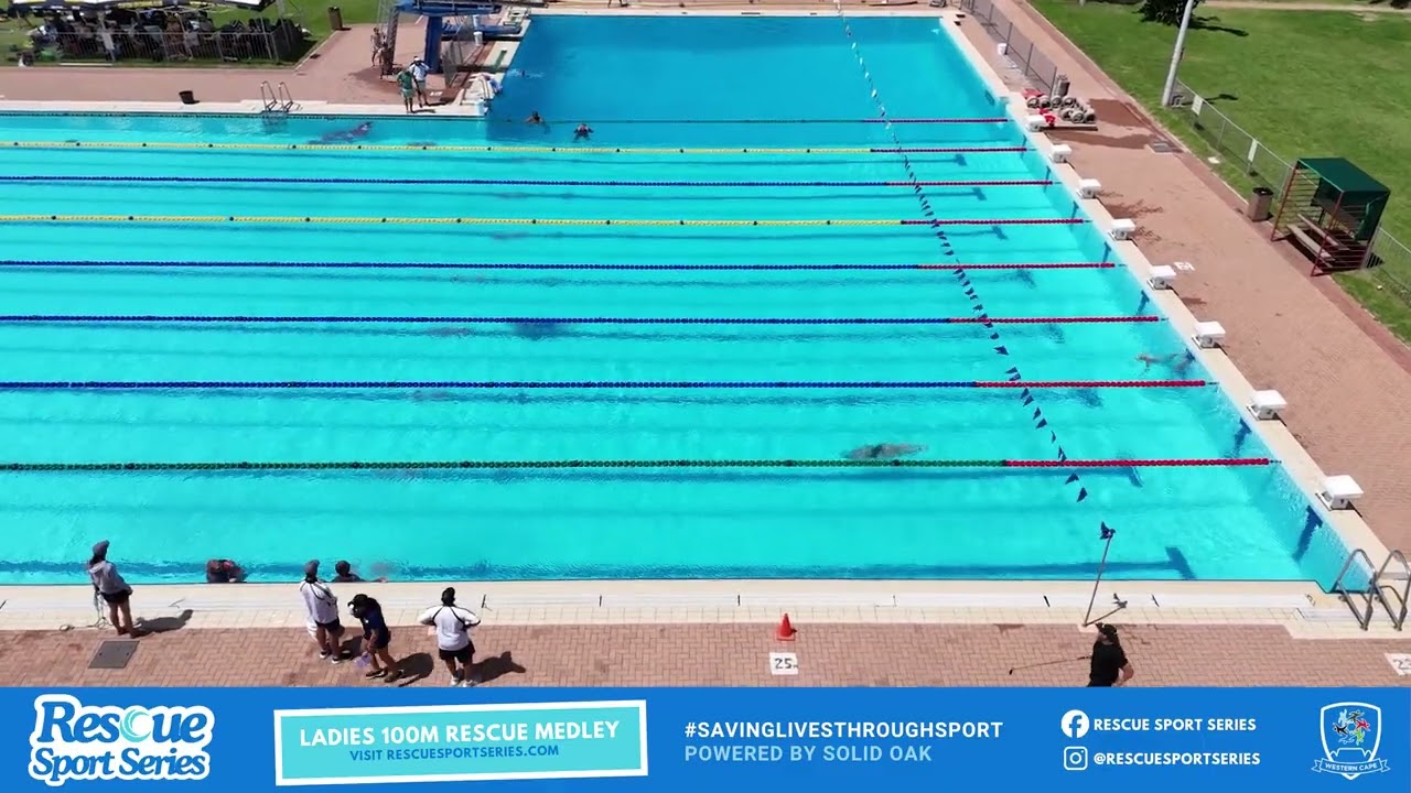 Ladies 100m Rescue Medley | Lifesaving Sport | Bellville | Cape Town | Rescue Sport Series