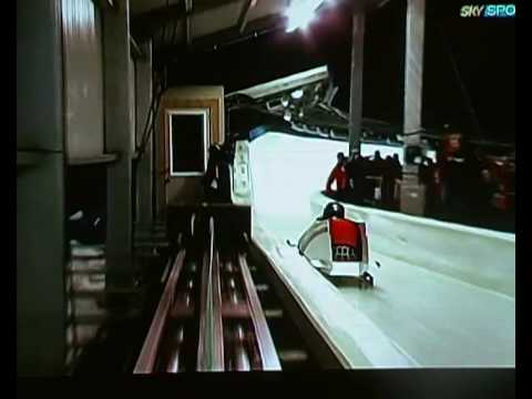 Vancouver 2010 olimpiadi invernali -  Bob a 2 maschile  21/02/2010 -  ribaltamenti Bob