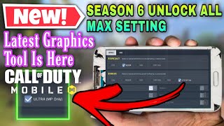 Cod Mobile Unlock Max Fps & Graphics 60Fps | Season 6 | No Frame Drops | Fix Lag Call Of Duty Mobile