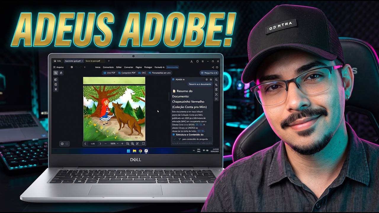 Alternativa ao Adobe Acrobat - O Melhor Editor de PDF Grátis para PC em 2026