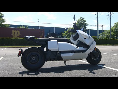 Thumbnail for First ride on the BMW CE 04 electric scooter by BMW CE 04