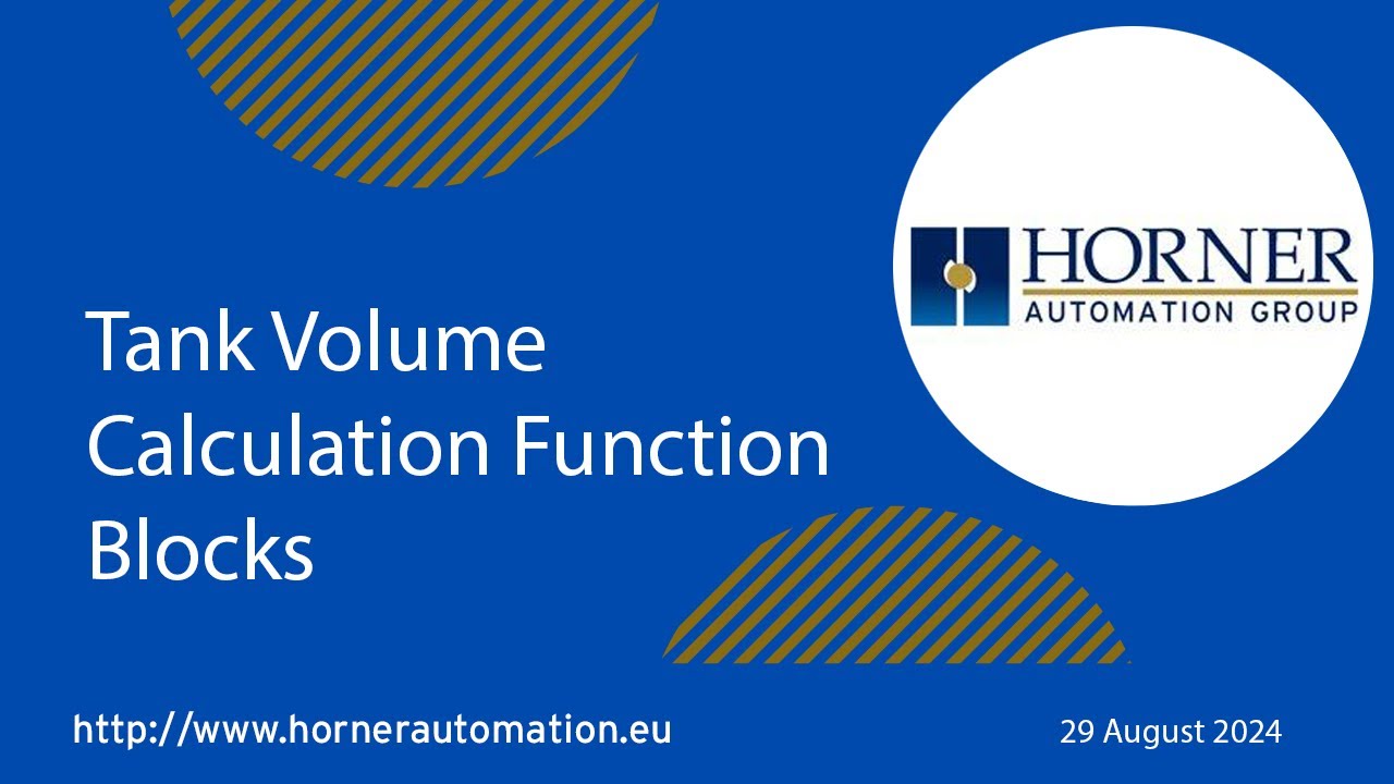 Tank Volume Calculation Function Blocks