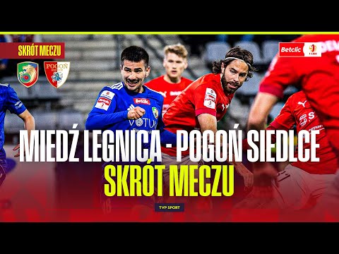 SUMMARY: Miedź Legnica - Pogoń Siedlce. A 92nd-minute penalty changed the result! BETCLIC 1 LIGA